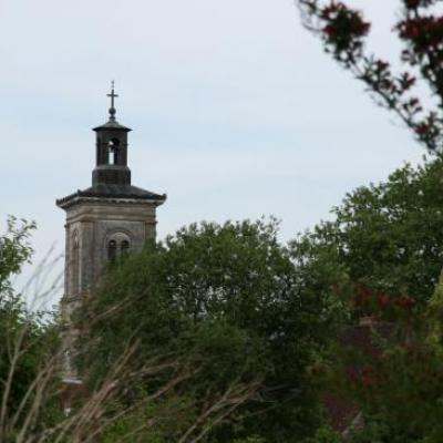 Le clocher de l'église