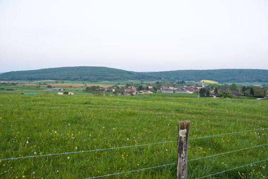 Vue du village de la maison blanche
