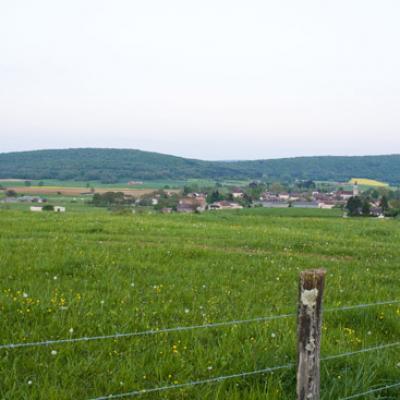 Vue du village de la maison blanche