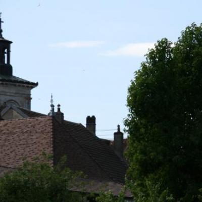 Le clocher de l'église