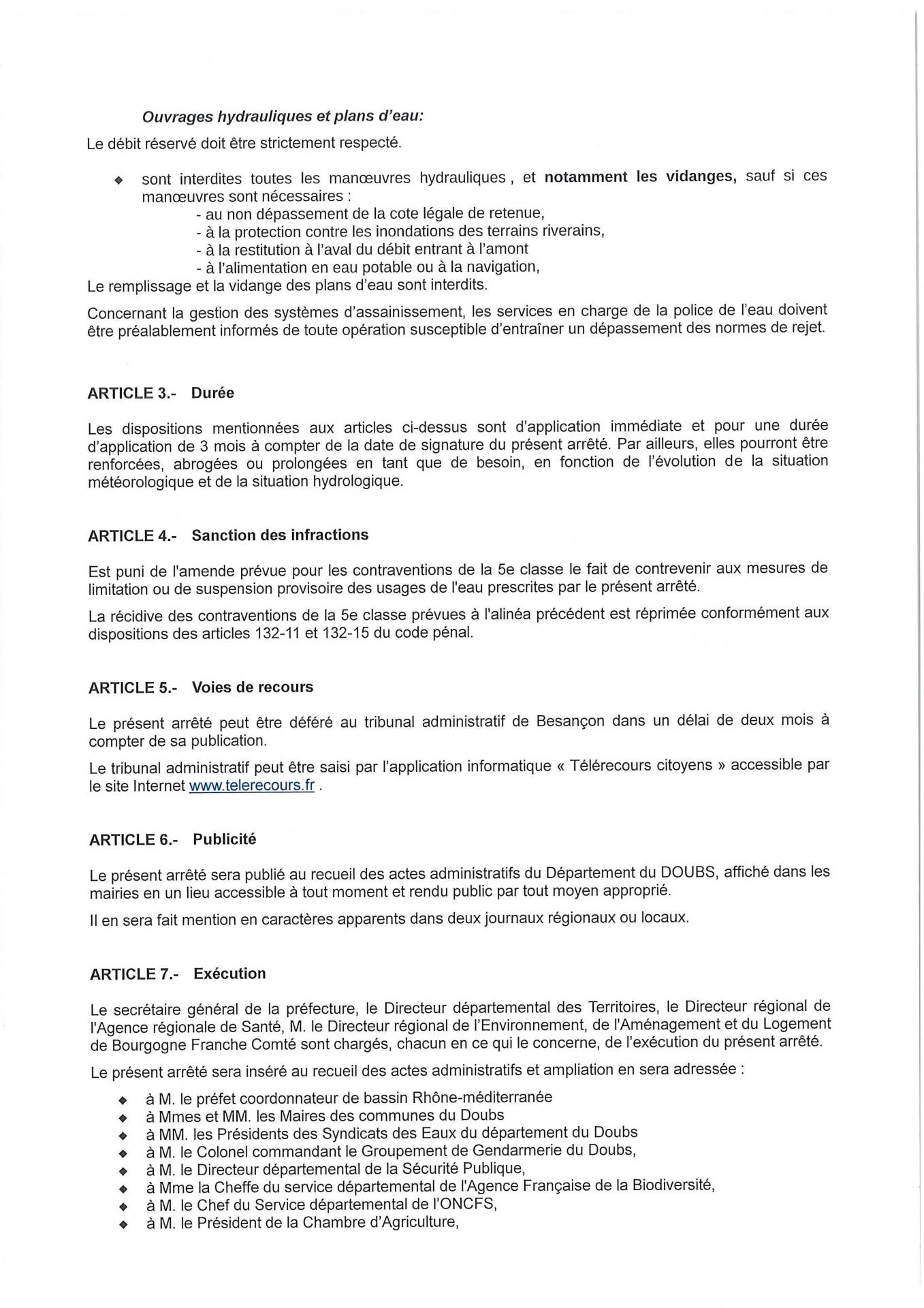 Arrete niveau 1 alerte secheresse page 3