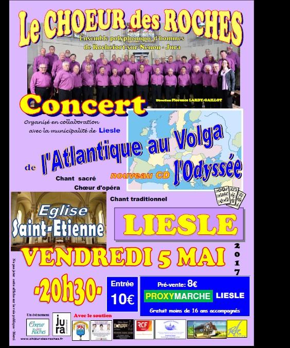 Concert choeur des roches